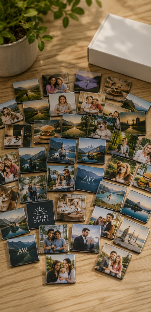 Custom Photo Magnets (50 Pack)