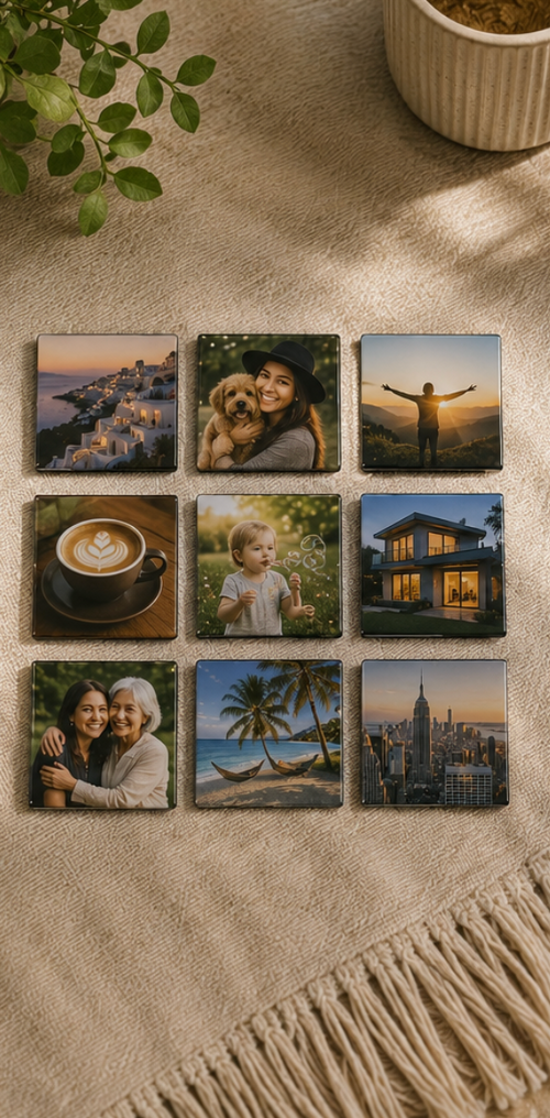 Custom Photo Magnets (9 Pack)